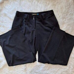Lane Bryant Size 3 Blue Dot, Black Trousers Pockets Adjustable Waistband